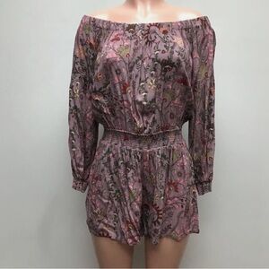 Off the Shoulder Free People Romper. Size Medium